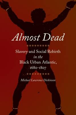 book cover featuring silhouette of enslaved african american male in chains