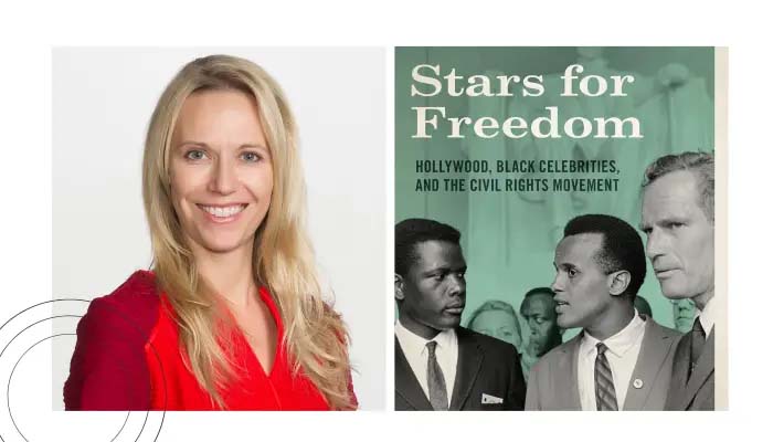 frame one: emilie raymond frame two: stars for freedom book cover - several actors