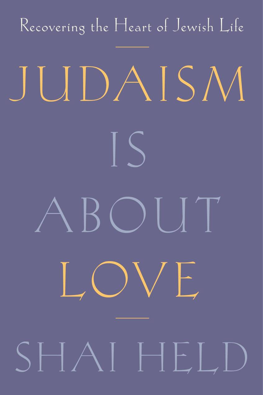 shai held book cover - judaism is about love